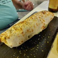 Falafel shawarma at Bar Queen's in Madrid