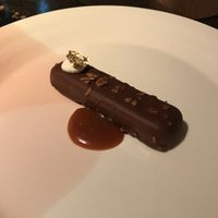 Chocolate dessert  at Studio Gauthier in London