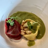 Tomato tortellino   at Studio Gauthier in London
