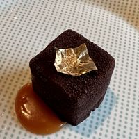 Dark chocolate mirror   at Studio Gauthier in London