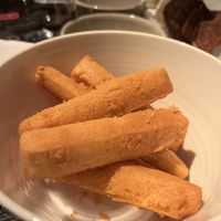 Chickpea chips  at Studio Gauthier in London