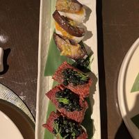 Just one third of the incredible sushi selection  at Studio Gauthier in London