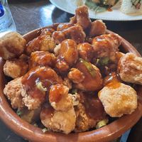 Tofu Bits side dish   at Studio Gauthier in London