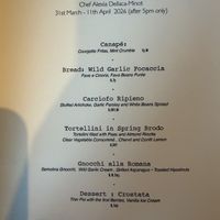 Tasting menu: Early Spring in Italy  at Studio Gauthier in London