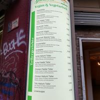 Menu at Savanna Imbiss  in Berlin