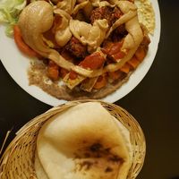 Falafel teller at Savanna Imbiss  in Berlin