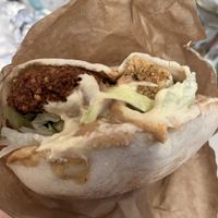 Tofu und falafel Sandwich at Savanna Imbiss  in Berlin