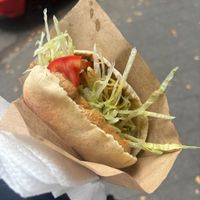 Vegan tofu sandwich   at Savanna Imbiss  in Berlin