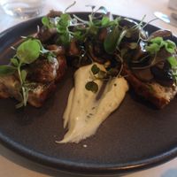 Mushroom bruschetta at Lemon Tree in Donegal