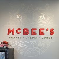logo at McBee's in Portland