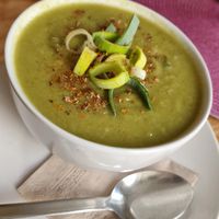 Lauchsuppe at Peacefood Unverpackt in Chemnitz