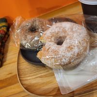 Mocha&Plain at Doughnut Cafe Nicotto & Mam in Kyoto