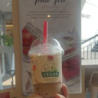 Oolong milk tea with boba at Cha Tra Mue - Maya in Chiang Mai