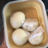 Taro, black sesame and white sesame bao buns  at Gu Long Bao - กู่ หลง เปา ซาลาเปาโบราณ 古笼包 包子店 in Bangkok