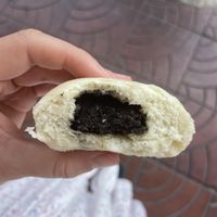 Black sesame - fav 17thb  at Gu Long Bao - กู่ หลง เปา ซาลาเปาโบราณ 古笼包 包子店 in Bangkok