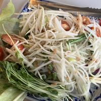 Green papaya salad  at Holy Basil in Parramatta