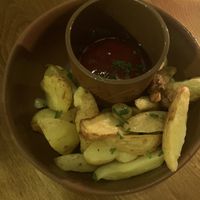 Potato wedges   at Drachenfeuer in Meersburg