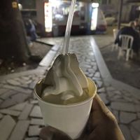 I got the chocolate soy ice cream! This was nice!   at Cafe Soya in Batumi
