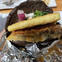 Pancake sandwich   at Zest Kitchen & Bar in Salt Lake City