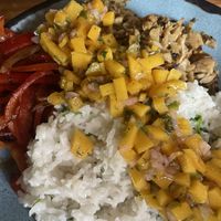 Jackfruit jerk plate  at Zest Kitchen & Bar in Salt Lake City