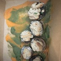 Mushrooms with cashew cream - so delicious!  at Zest Kitchen & Bar in Salt Lake City