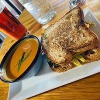 Tomato Soup and Grilled Cheeze  at Zest Kitchen & Bar in Salt Lake City