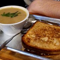 Grilled Cheese with soup always a good bet at Zest Kitchen & Bar in Salt Lake City
