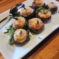 Stuffed mushrooms at Zest Kitchen & Bar in Salt Lake City