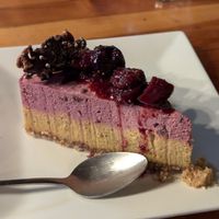 Cherry Fig Cheezecake at Zest Kitchen & Bar in Salt Lake City