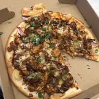 BBQ Jackfruit pizza   at Zest Kitchen & Bar in Salt Lake City