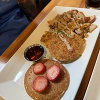 breakfast plate  at Zest Kitchen & Bar in Salt Lake City