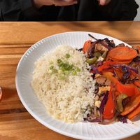 Peruvian stir fry  at Zest Kitchen & Bar in Salt Lake City