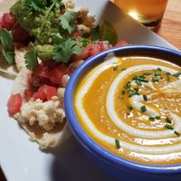 Breakfast Taco's & Soup at Zest Kitchen & Bar in Salt Lake City