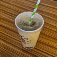 Maté mango at The Yellow Deli in San Sebastian