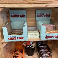 Vegan flapjacks and plant based chewing gum  at Island Larder in Shetland Islands