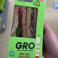 Vegan sandwich   at Co-op  in Lerwick