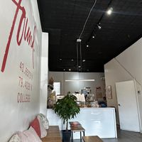 They have pottery in the back  at Found Coffee in Toronto