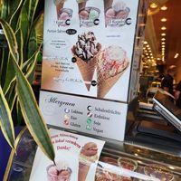 Icecream prices and Allergenic substances declaratio at Eiscafe Da Dalto in Cuxhaven