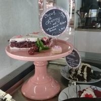 Vegan cake at Barbarella Cafe in Aachen