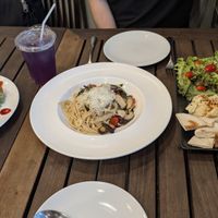 We had more food but I was not able to wait for the rest 😂 everything was delicious 🤤 at Tham Na Chang Kin Phuk - ช้างกินผัก in Bangkok