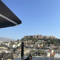 Views from table   at Attic Urban Rooftop in Athens