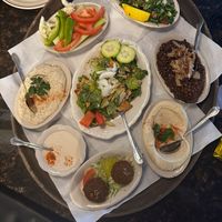 Meza platter at Makarios in Birmingham
