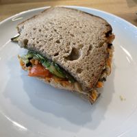 Hummus Stulle  at Zeit für Brot in Heidelberg