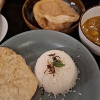 Vegetable curry with rice. at YAAGA - BACKYARD DINING in Negombo
