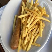 Sausage and Pommes   at Freizeitpark Märchenwald - Imbisskiosk mit Biergarten in Wolfratshausen