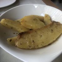 Lemon and herb potatoes  at Red in Rhodes