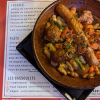 Cassoulet at le Café de la Comédie in Carcassonne