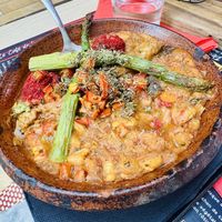 Vegan Cassoulet Maison  at le Café de la Comédie in Carcassonne