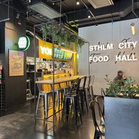 city food hall near the centralstation  at Vår Pizza - Klarabergsgatan in Stockholm