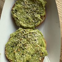 Avocado bagel  at Ohiopyle Coffee in Ohiopyle
